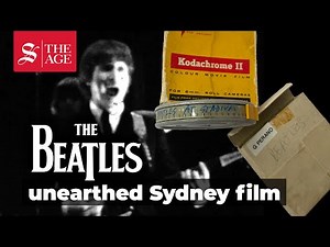 Never before seen footage of The Beatles live in Sydney