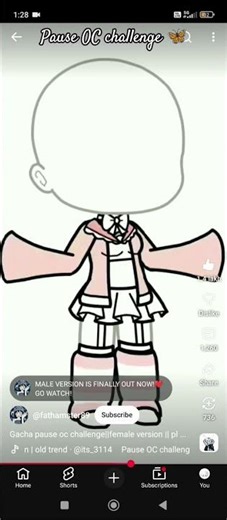 pause OC challenge 🦋#gacha