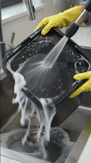 How to clean kitchen garbage bin perfectly #food #cleaning #kitchen #cleanout #garbagebin