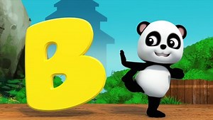 熊猫宝贝字母歌 唱跳学字母 儿童3D经典英文儿歌磨耳朵 Panda Abc