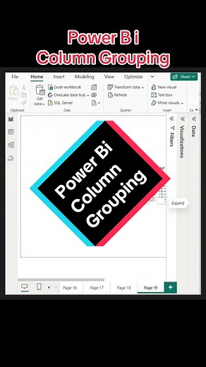 Power Bi Column Grouping #Excel #powerbi #powerquery #python #dataanalysis #exceltips #exceltricks #DataGuru #function #canada #dashboard #excelexpert #Datavisualization #macro #vba #sql #Dax #tableau #LearnOnTikTok #data #analysis #dataanalysis