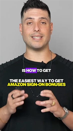 The easiest way to get Amazon sign-on bonuses!