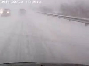 46K views · 388 reactions | Here's a glimpse of the conditions on Highway 1A between Canmore and Cochrane today. The Trans-Canada Highway was shut down for five hours due to dozens of crashes, and an emergency alert issued: www.cbc.ca/1.5027202 (Video: Robb Aishford) | CBC Calgary | Facebook
