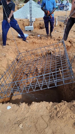 New Method Column Mat Pull Down Using Hook Techniques. #construction #column #mat #shorts #technique