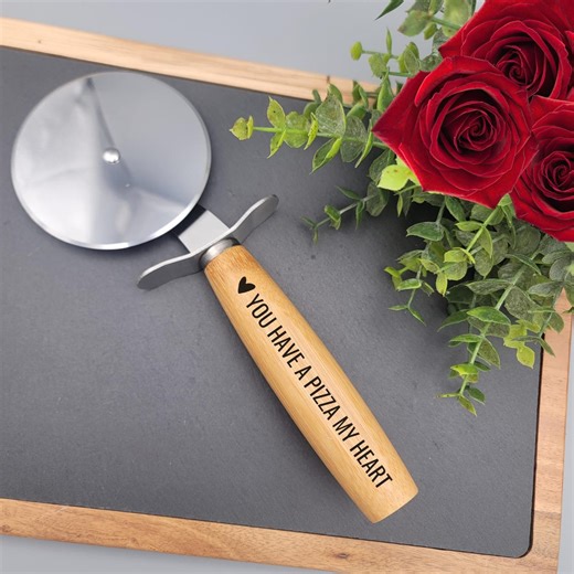 I Love Every Pizza You Pizza Cutter | Wooden Pizza Cutter | Engraved Pizza Cutter| Kitchen Gifts | Kitchen Accessories | Valentines Day Gift - Etsy