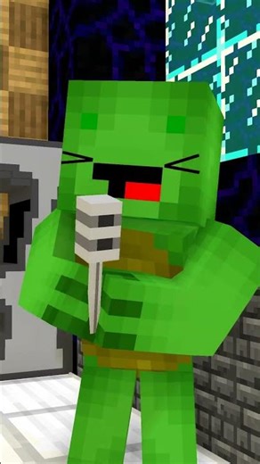 Mikey VS Cactus Beatbox Battle 🌵😎 #shorts #minecraft