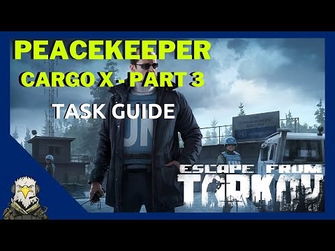 Cargo X Part 3 - Peacekeeper | EFT Guide 12.8