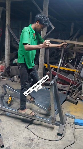 7.6K reactions · 551 shares | Cross trainer for outdoor gym ||irontech fitness 01857427848 #irontech_fitness #bangladesh | Johny Khan | Facebook