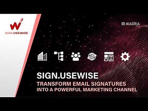 Transform Email Signatures Into a Powerful Marketing Channel with Sign.UseWise