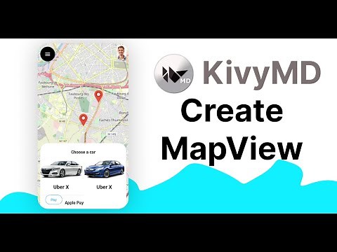 KivyMD Tutorial - Create MapView Design