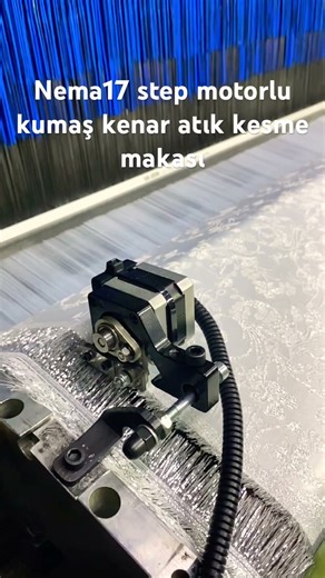 DVR8825 ve MKS OCS PWM ile Step motorlu #electronic makas #arduino #robot #mekanik#diy#sulzer#fabric