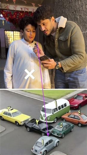 فى عربيه واحده لو اتحركت المشكله تتحل تبقى رقم كام ؟؟🤔🤔