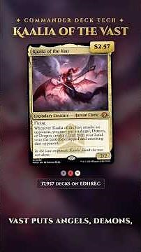 Kaalia of the Vast — Angels, Demons & Dragons for FREE | Deck Tech #mtg #shorts