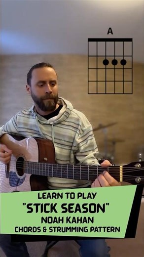 Stick Season (No Capo) - Noah Kahan - Guitar Tutorial #guitar #guitarlesson #musiceducation
