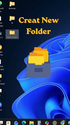 Windows shortcut key to create new folder #shortcutkeys #trading #programming