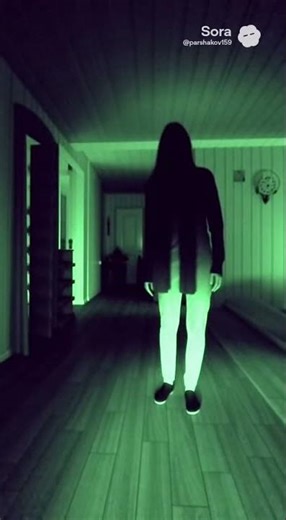 Night Vision Horror: Invisible Entity Caught on Camera👻 #horror #ghost #horrortok