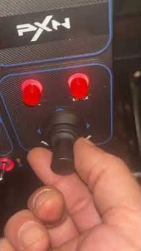 testing pxn button box for sim racing examination of the physical features and touch response