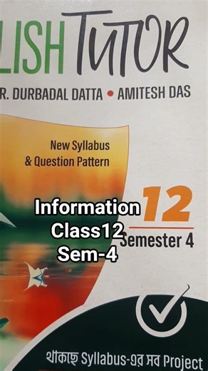 information for class 12 sem -4 wbchse board hindi Medium