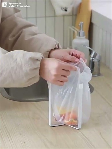 【こんな使い方アリ？折りたためる“ミニゴミ箱×水切りラック”が便利すぎた！】#便利グッズ #キッチン用品 #収納アイデア #省スペース #ミニゴミ箱 #一人暮らし #暮らしを整える #tiaro