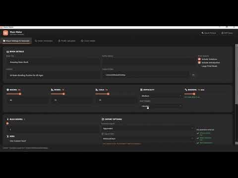 Maze Maker – Create Maze Puzzle Books in Seconds!