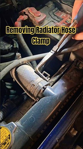 How To Clamp Spring Band Hose Clamps For Turbo Radiator Hoses Easily #shorts#youtubeshorts#fyp#diy