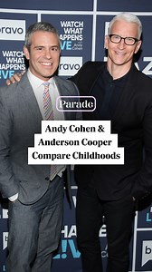 117K views · 1K reactions | Anderson Cooper and Andy Cohen compare their childhoods, and Andy shares that he read about Anderson in Interview Magazine when he was a freshman in high school! Check out our full interview with Andy and Anderson at the  below. #AndersonCooper #AndyCohen | PARADE Magazine | Facebook