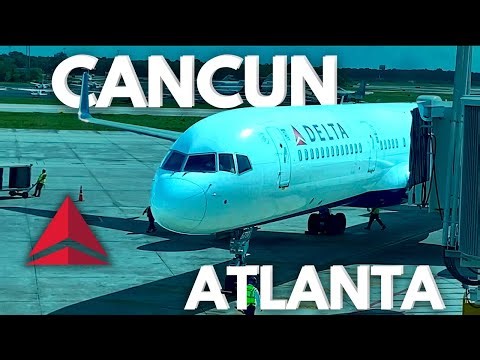 Flying the Legendary Delta 757-200 | Cancun to Atlanta | Trip Report