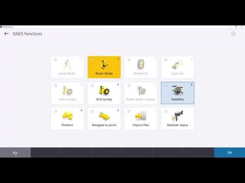 Trimble Access - Setting up an RTX and Fast Static Survey