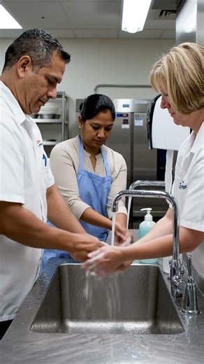 Pinewood Builders Computer Core Washing Hands