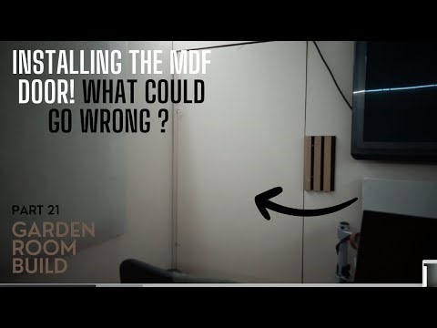 MDF door installation