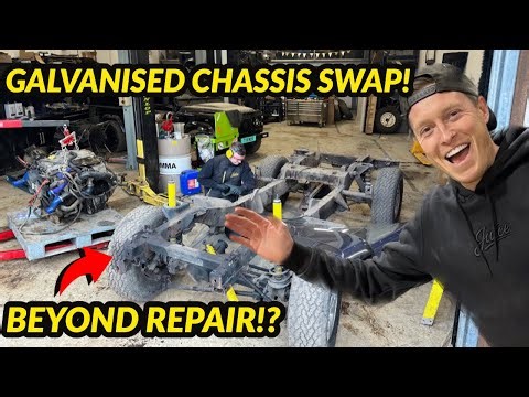 Swapping a Defender Chassis & Bulkhead - Part 1