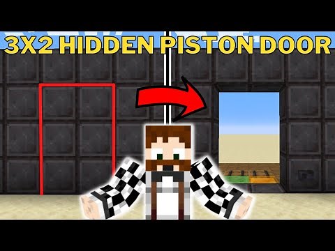 ULTIMATE 3x2 Hidden Piston Door Minecraft 1.20 Tutorial