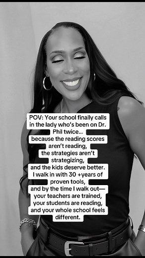Listen… I didn’t get invited on Dr. Phil once — I was on there twice. Why? Because when it comes to literacy, leadership, and transforming classrooms, I don’t just talk about it… I live it. For over 30 years, I’ve trained teachers across the country with real, actionable strategies that help students READ — not someday, but right now. If your school is ready for results… if your teachers need tools that actually work… I’m the one you call. Because when we teach reading right, we change futures. 