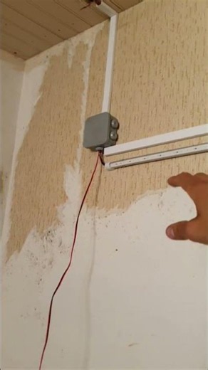 Cable trunking installation finished