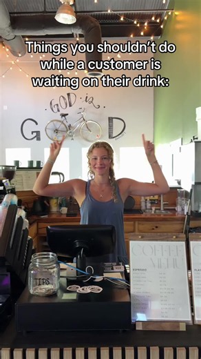 Some customers don’t mind🤷‍♀️ Come see us this week to get some coffee! #supportlocal #outfitterscoffee #trending #coffeeshop #fyp