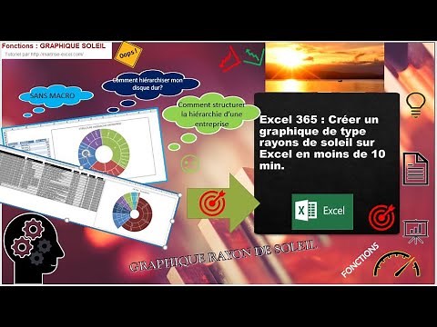 Excel 365 : Créer un graphique de type rayons de soleil sur Excel en moins de 10 min.