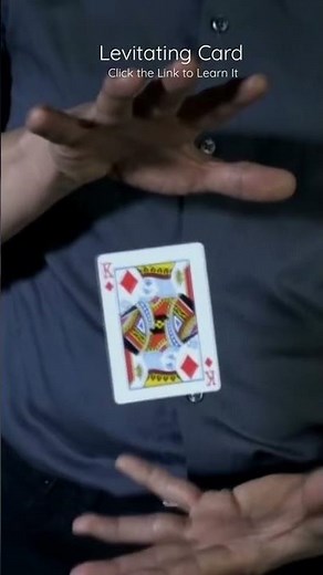 Levitating Card - Easy Magic Trick #levitation #easymagictricks #easymagictricksforkids