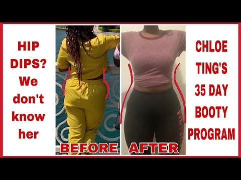 I tried the Chloe ting 5 week booty challenge INSANE results 🍑