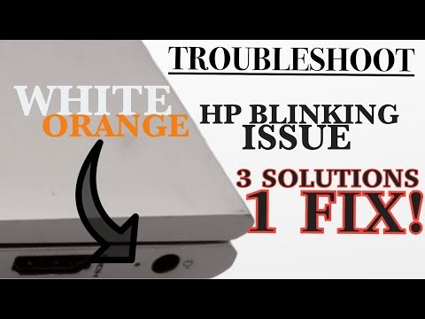 FIX HP Flashing White Light 3 Times | HP Laptop Power Button Orange Light Blinking On/Off