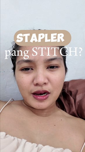 Replying to @janinemariegalicia wag nyo na pansinin yung kilay ko na malago na at walang tabas 😅 explain nyo yung stapler #mommy #firsttimemom #csmom #lykawalin