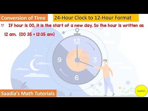 1) Conversion between 12-Hour and 24-Hour Clock Formats of Time