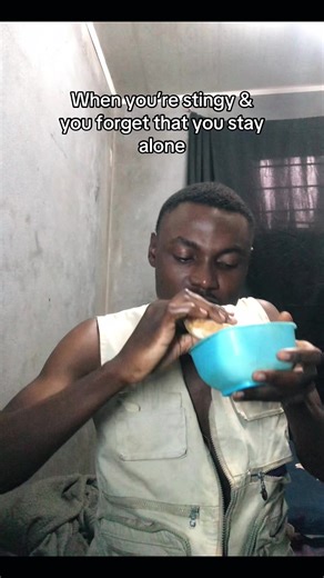 When You're Stingy and Live Alone: A Funny Take