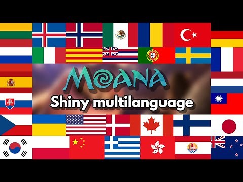 Moana Shiny Multilanguage in (32 Languages) - 2023