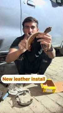 How to Fix Hand Brake Not Working rear Brake Shoes Replacement #brake #automobile #automotive #tips✅