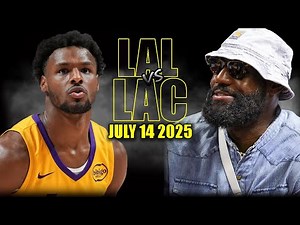 Los Angeles Lakers vs Los Angeles Clippers Full Game Highlights - July 14, 2025 | NBA Summer League