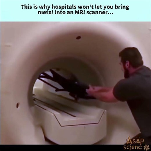 Why Metal Becomes Dangerous Inside an MRI Machine #sciencefacts #science