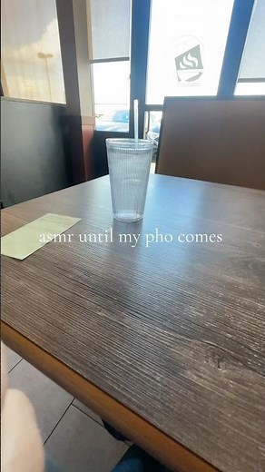 asmr until my pho comes #asmr #publicasmr #pho