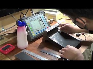 UT2 斜角探傷試験 T継手DACから探傷まで 20211105YY