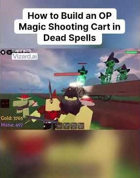 How to Build an OP Magic Shooting Cart in Dead Spells | Occult Apprentice Showcase