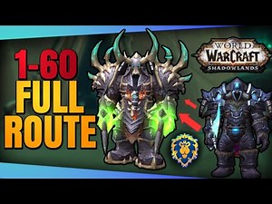 WOW Level 1-60 Alliance Leveling Guide 2022